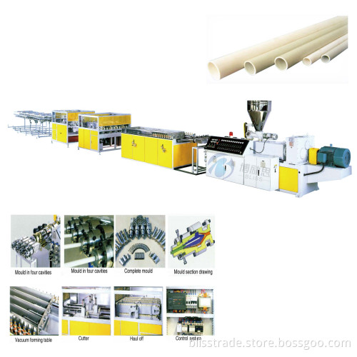 PVC Four Cavity Production Line